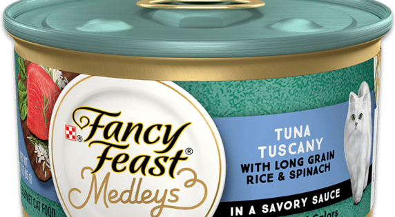 Fancy Feast Medleys Tuna Tuscany With Long Grain Rice & Spinach In A Savory Sauce